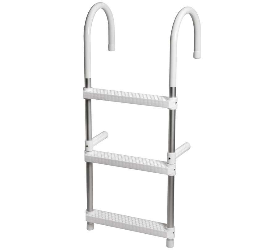 Rebrík z hliníka  - 4 schodíky, šírka 35 cm, dĺžka 110cm